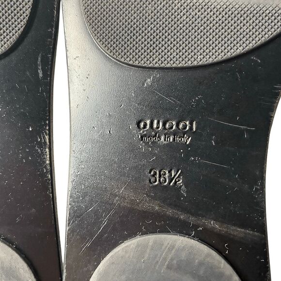 Gucci Marmont GG Thong Sandals White Leather EU 38.5 US 8.5 w/ Box & Dust Bag - Picture 9 of 9